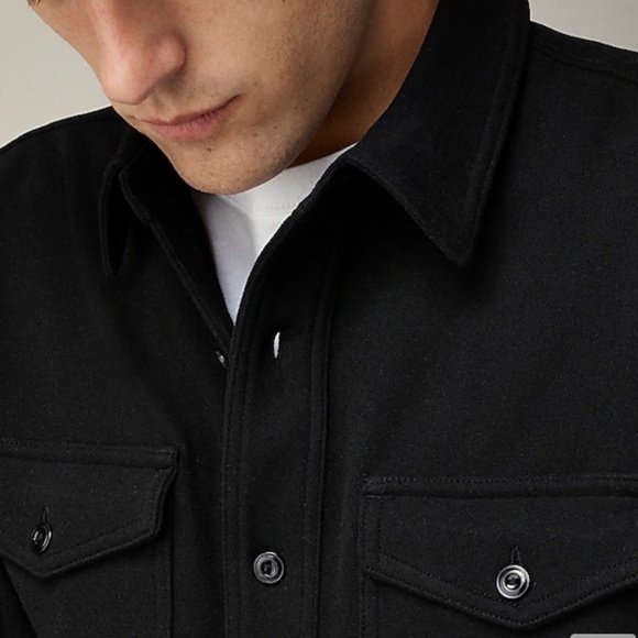 J Crew Seaboard soft-knit shirt in Black size Small NWT BV899‎ - Picture 3 of 11